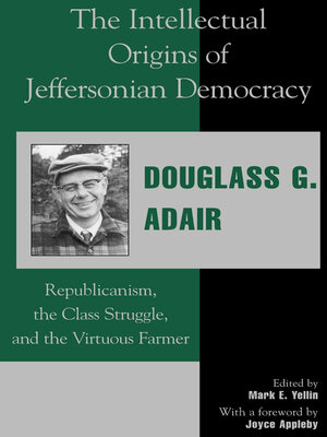 cover image of The Intellectual Origins of Jeffersonian Democracy